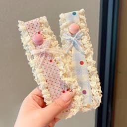 Set 2 Băng Đô Miếng Dán Tóc Velcro Magic Dán Hoa Dễ Thương Thời Trang Hàn Quốc - Phụ Kiện Tóc 🎀🎀FREESHIP🎀🎀 6