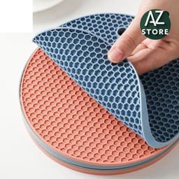 Combo 2 Miếng Lót Silicon Cách Nhiệt, Tấm Lót Chống Xước Chịu Nhiệt Lên Tới 200 độ Dễ Dàng Vệ Sinh AL 🍀 5