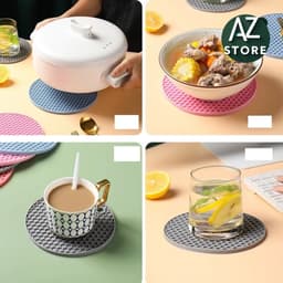 Combo 2 Miếng Lót Silicon Cách Nhiệt, Tấm Lót Chống Xước Chịu Nhiệt Lên Tới 200 độ Dễ Dàng Vệ Sinh AL 🍀 8