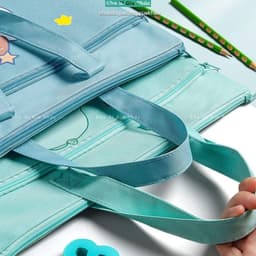 Túi Xách Cặp Học Thêm Cho Học Sinh Tiểu Học, Túi đựnġ Hồ Sơ, Túi đựnġ Tài Liệu A4 7