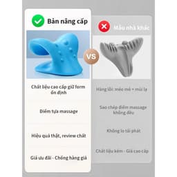 🧘 GỐI CHỮ C KÉO GIÃN ĐỐT SỐNG CỔ & MASSAGE TRỊ LIỆU CAO CẤP – GIẢI PHÁP CHO NGƯỜI ĐAU MỎI VAI GÁY 6