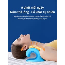 🧘 GỐI CHỮ C KÉO GIÃN ĐỐT SỐNG CỔ & MASSAGE TRỊ LIỆU CAO CẤP – GIẢI PHÁP CHO NGƯỜI ĐAU MỎI VAI GÁY 7