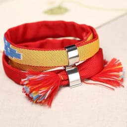 Vòng Tay Dây Đỏ Kimi no Na Wa (Your Name) Cosplay Anime - Lắc Tay Bện Dây Nam Nữ Phong Cách Nhật Bản Quà Tặng Fan Anime 3