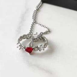 Dây Chuyền Thiên Quan Tứ Phúc Hoa Thành Tạ Liên Lồng Nhẫn Bone Ring - Vòng Cổ Cosplay Anime BL Cổ Phong 6
