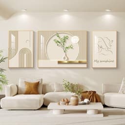 Bộ 3 Tranh Tráng Gương Bông Hoa Nghệ Thuật In UV5D Treo Tường Phòng Khách Đẹp - Hoàng Gia Decor 7