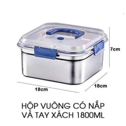 Combo 3 Hộp Đựng Đa Năng Chất Liệu Inox Cao Cấp Có Nắp Chống Tràn Thể Tích 1800ml giadungso1_vietnam 3