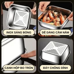 Combo 3 Hộp Đựng Đa Năng Chất Liệu Inox Cao Cấp Có Nắp Chống Tràn Thể Tích 1800ml giadungso1_vietnam 8