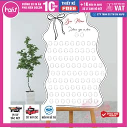 Bảng ký tên đám cưới Formex 5mm – Bảng lưu bút cô dâu chú rể – Hafu House, Hafu Decor Hafu Wedding 2