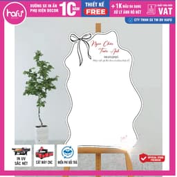 Bảng ký tên đám cưới Formex 5mm – Bảng lưu bút cô dâu chú rể – Hafu House, Hafu Decor Hafu Wedding 3