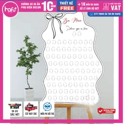Bảng ký tên đám cưới Formex 5mm – Bảng lưu bút cô dâu chú rể – Hafu House, Hafu Decor Hafu Wedding 4