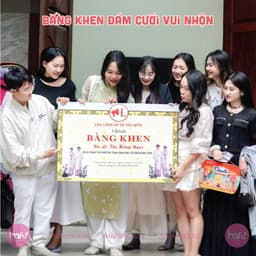 Bảng Khen Đám Cưới Vui Nhộn – Bảng Trao Giải Hài Hước Formex 5mm – Đạo Cụ Chụp Ảnh Lễ Thành Hôn Hafu Wedding 3