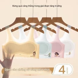 [2 LỚP MỎNG MÁT] Áo lá cho bé gái dạng su áo lót học sinh có lót mỏng mát từ 32-57kg 4