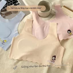 [2 LỚP MỎNG MÁT] Áo lá cho bé gái dạng su áo lót học sinh có lót mỏng mát từ 32-57kg 6