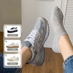 Set 5 Đôi Tất lưới mỏng ngắn cho phụ nữ, chất liệu cotton thoáng khí, basic thời trang LILIRIA tt89 5