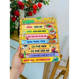 BẢNG MENU DỊCH VỤ, BẢNG WELCOME-CHỮ FOMEX 5 mm-THIẾT KẾ THEO YÊU CẦU_HAFUHOUSE Xưởng SX Hafu House 2