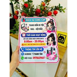 BẢNG MENU DỊCH VỤ, BẢNG WELCOME-CHỮ FOMEX 5 mm-THIẾT KẾ THEO YÊU CẦU_HAFUHOUSE Xưởng SX Hafu House 3