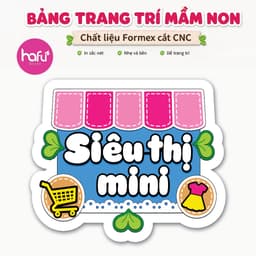 Bảng Trang Trí Lớp Học Mầm Non Formex – Nhiều Mẫu Góc Hoạt Động Cho Bé Xưởng SX Hafu House 9