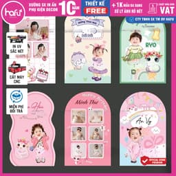[HỎA TỐC] Phông in trang trí thôi nôi sinh nhật cho bé ( Nhiều kích thước) - Hafu House, Hafu Decor Xưởng SX Hafu House 5