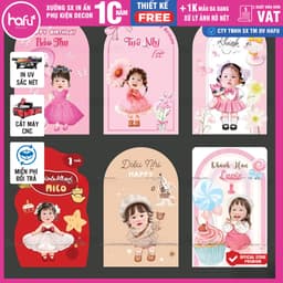 [HỎA TỐC] Phông in trang trí thôi nôi sinh nhật cho bé ( Nhiều kích thước) - Hafu House, Hafu Decor Xưởng SX Hafu House 6
