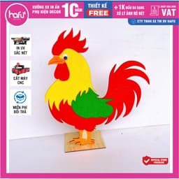 Chủ đề động vật - con vật sân khấu tiểu cảnh - con vật steam mầm non Xưởng SX Hafu House 7