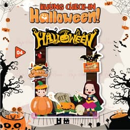 KHUNG CHECKIN CẦM TAY HALLOWEEN - HAFU HOUSE [01-30] Xưởng SX Hafu House 4