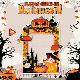 KHUNG CHECKIN CẦM TAY HALLOWEEN - HAFU HOUSE [01-30] Xưởng SX Hafu House 5