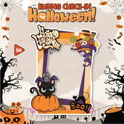KHUNG CHECKIN CẦM TAY HALLOWEEN - HAFU HOUSE [01-30] Xưởng SX Hafu House 6
