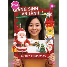 KHUNG CHECKIN CẦM TAY GIÁNG SINH, NOEL - HAFU HOUSE [01-30] Xưởng SX Hafu House 3