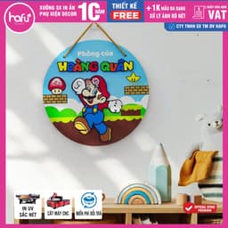 [Ghi Chú Trong Đơn] Bảng Formex Treo Cửa Phòng Bé Yêu - Bảng Decor Phòng Thay Tên Theo Yêu Cầu |Hafu House, Hafu Decor X 3