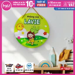 [Ghi Chú Trong Đơn] Bảng Formex Treo Cửa Phòng Bé Yêu - Bảng Decor Phòng Thay Tên Theo Yêu Cầu |Hafu House, Hafu Decor X 4