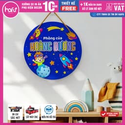 [Ghi Chú Trong Đơn] Bảng Formex Treo Cửa Phòng Bé Yêu - Bảng Decor Phòng Thay Tên Theo Yêu Cầu |Hafu House, Hafu Decor X 6