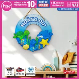 [Ghi Chú Trong Đơn] Bảng Formex Treo Cửa Phòng Bé Yêu - Bảng Decor Phòng Thay Tên Theo Yêu Cầu |Hafu House, Hafu Decor X 7