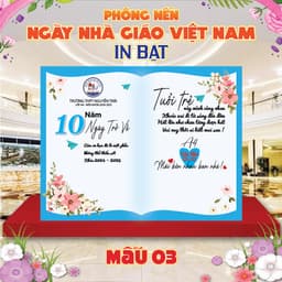 PHÔNG CHỤP ẢNH NGÀY NHÀ GIÁO VIỆT NAM 20-11 - CHẤT LIỆU IN BẠT CHỐNG NƯỚC NHIỀU KÍCH THƯỚC - HAFU HOUSE [15-28]] Xưởng S 3