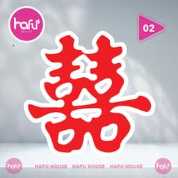 [8mm] Chữ hỷ lớn 1 mặt, màu tùy chọn, kèm chân đế fomex HAFU HOUSE [01-03] Xưởng SX Hafu House 3