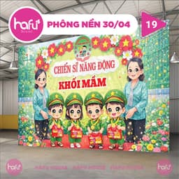 [ HỎA TỐC HCM] PHÔNG NỀN BẠT NHỰA HIFLEX CHÀO MỪNG NGÀY 30/4 - 01/05 - QUỐC KHÁNH 02/09 - CHECK IN HAFU HOUSE [15-28] Xư 5