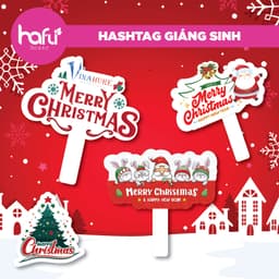 [HASHTAG] Bảng chụp hình cầm tay Dày 5mm GIÁNG SINH, NOEL, MERRY CHRISTMAS HAFU HOUSE [101-150] Xưởng SX Hafu House 1