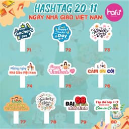 [HASHTAG] Bảng chụp hình cầm tay dày 5mm Ngày 20/11 Nhà giáo Việt Nam, Họp Lớp  HAFU HOUSE [51-100] Xưởng SX Hafu House 4