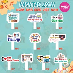 [HASHTAG] Bảng chụp hình cầm tay dày 5mm Ngày 20/11 Nhà giáo Việt Nam, Họp Lớp  HAFU HOUSE [51-100] Xưởng SX Hafu House 5