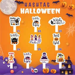 [HASHTAG] Bảng chụp hình cầm tay dày 5mm NGÀY HALLOWEEN HAFU HOUSE [1-50] Xưởng SX Hafu House 4