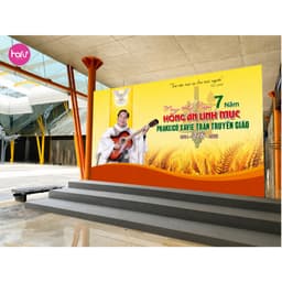[HỎA TỐC HCM] IN BACKDROP PHÔNG NỀN LỄ TẠ ƠN LINH MỤC_THIÊN CHÚA_CÔNG GIÁO_ THIẾT KẾ THEO YÊU CẦU_HAFU HOUSE Xưởng SX Ha 6