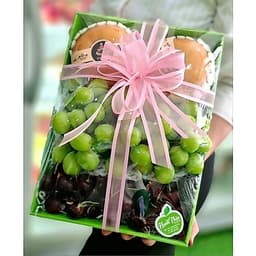 Combo 10 Màng co khay gỗ, khay hoa quả 4