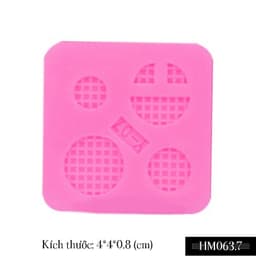 Khuôn silicon món tráng miệng mini trang trí bánh ngọt, nến thơm, nail - HM063 6