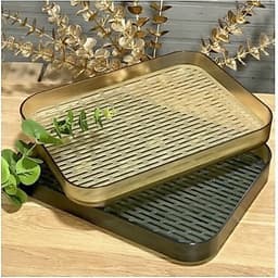Giá Úp Cốc Mạ Vàng Khay Úp Cốc Đa Năng Khay Đựng Cốc Phong Cách Bắc Âu Trạng Trọng Chất Liệu Cao Cấp_M68 5