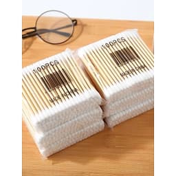 Túi 100c Bông Ngoáy Tai Vệ sinh tai Cán Gỗ -TH878 9