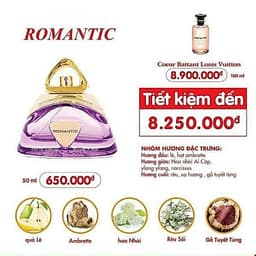 Nước Hoa Nữ Romantic - Sang Trọng và Hiện Đại (50ml) 2