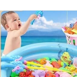 Đồ Chơi Câu Cá 42 Chi Tiết Mamikids Giúp Bé Khéo Léo Hơn,Câu Cá Nam Châm Cho Bé Chơi Cả Ngày 6