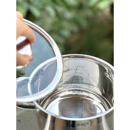 Bộ nồi inox bộ nồi 3 món Gume GMP19 size 18 20 28cm đáy từ cao cấp đáy 5 lớp bảo hành 5 năm 9