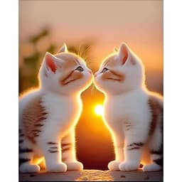 Dễ Thương Thú Cưng Mèo Tự Dính Tranh Treo Tường Phòng Trẻ Em, Cửa Phòng Ngủ Và Cửa Sổ, Trang Trí Thân Xe Hoạt Hình Dán 2