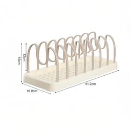 AMIZIN (LOẠI 1) Kệ Để Nắp Vung Nồi Đa Năng ECO, Giá Úp Đĩa Chảo Để Đồ Nhà Bếp Điều Chỉnh Khoảng Cách Tùy Ý AMIZIN 9