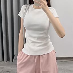[RẺ VÔ ĐỊCH] Áo thun trơn form ÔM babytee đủ màu basic chất liệu thun con giãn 4 chiều fit dáng siêu đẹp 6